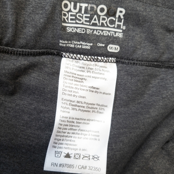 Outdoor Research Highex Peregrine Active Skort in Black - Picture 5 of 6